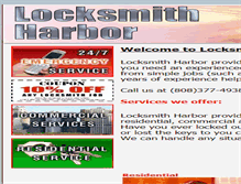 Tablet Screenshot of harborlocksmith.info